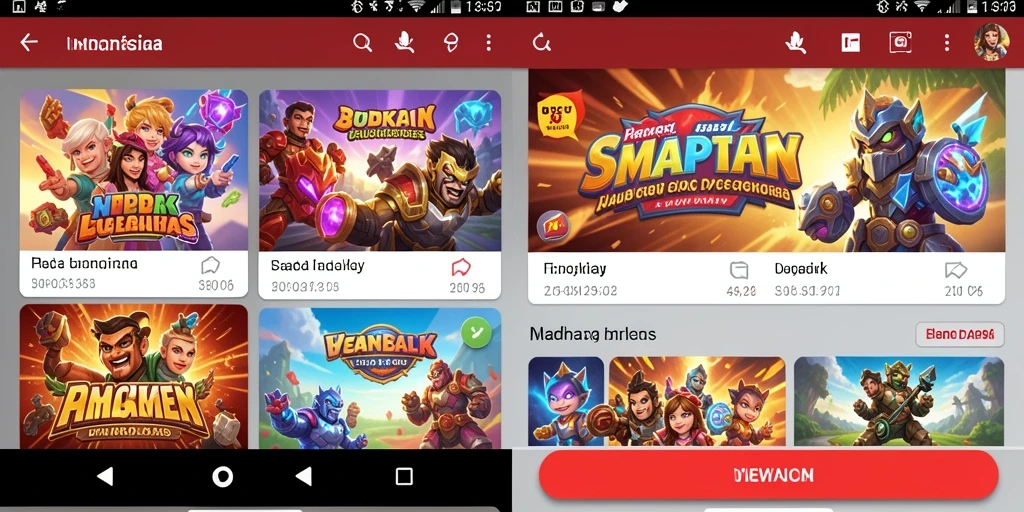 Pengguna bersaing dalam mode multiplayer yang seru.