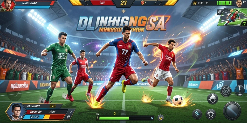 Screenshot menunjukkan salah satu level penuh tantangan yang harus diselesaikan.